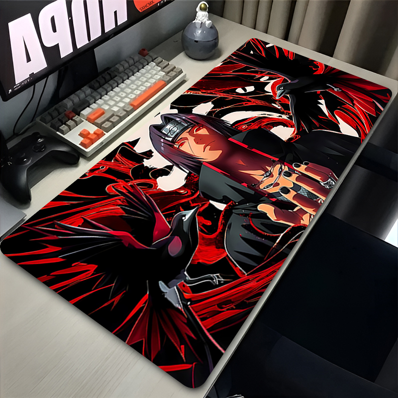 Pc Gaming Keyboard And Mouse - Mouse Pad Gamer Larger XXL Uchiha
