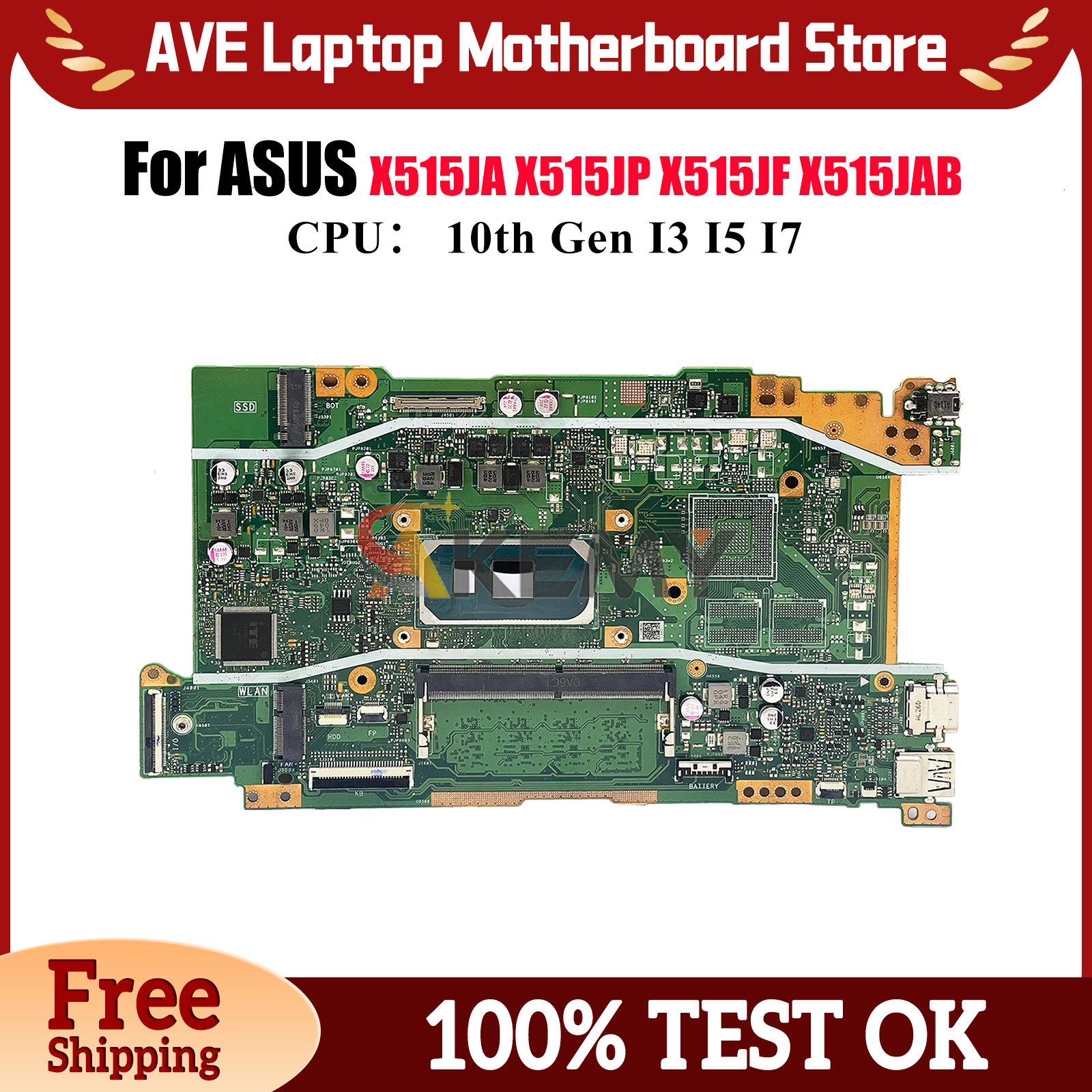 Pc Gaming I5 - X415JA Laptop Motherboard For ASUS VivoBook