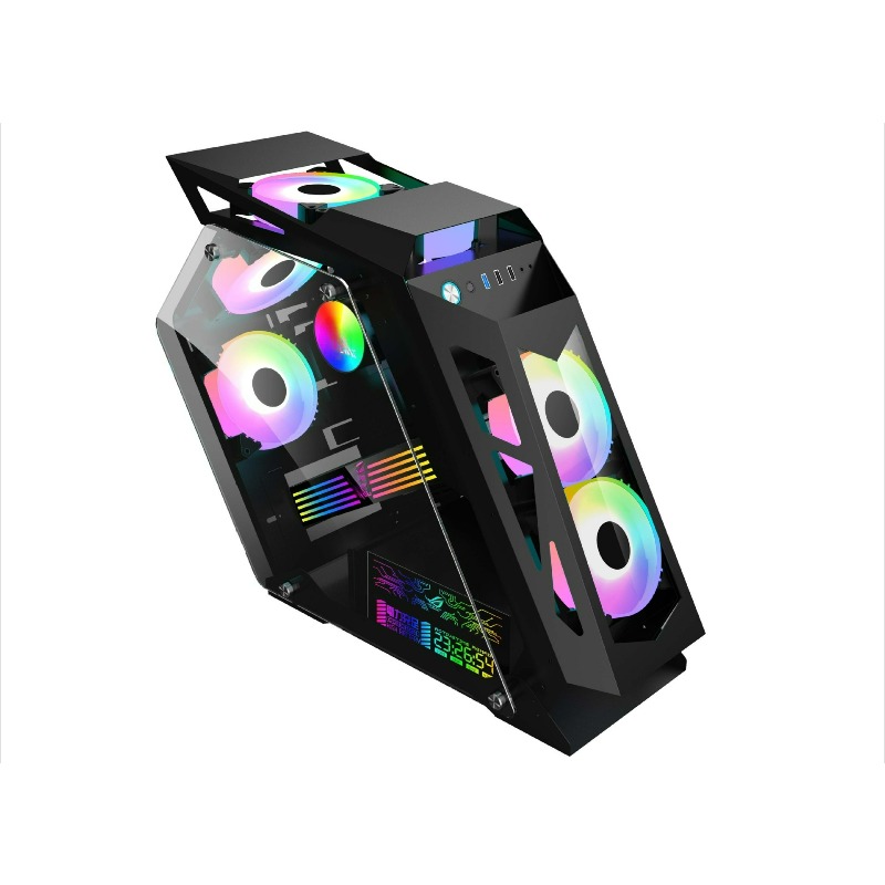 Pc Gaming Optimization - High-End Gaming PC Case w/LED Panel