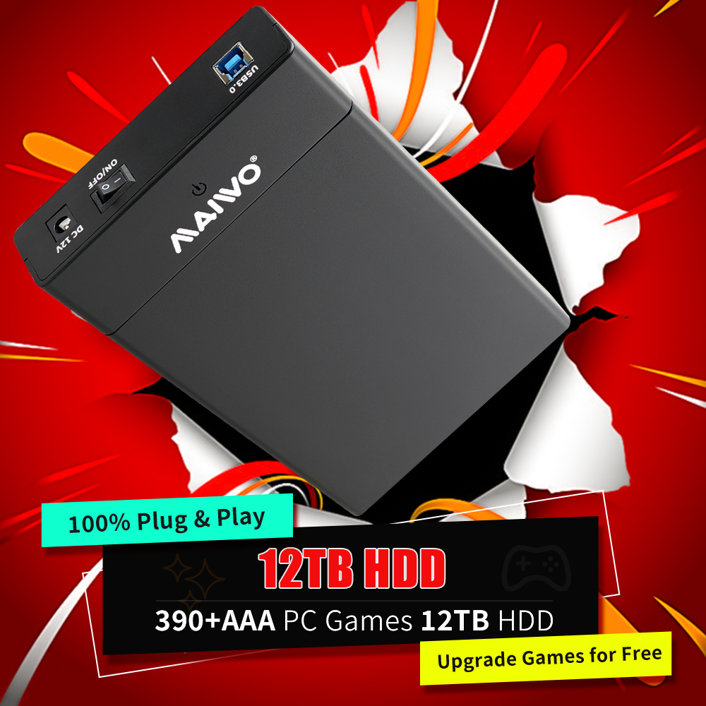Pc Gaming Aaa - Playnite System Portable 12TB Gaming HDD