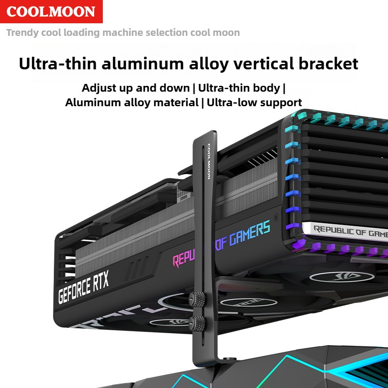 Pc Gaming Desktop - Universal Aluminum GPU Brace Support Holder