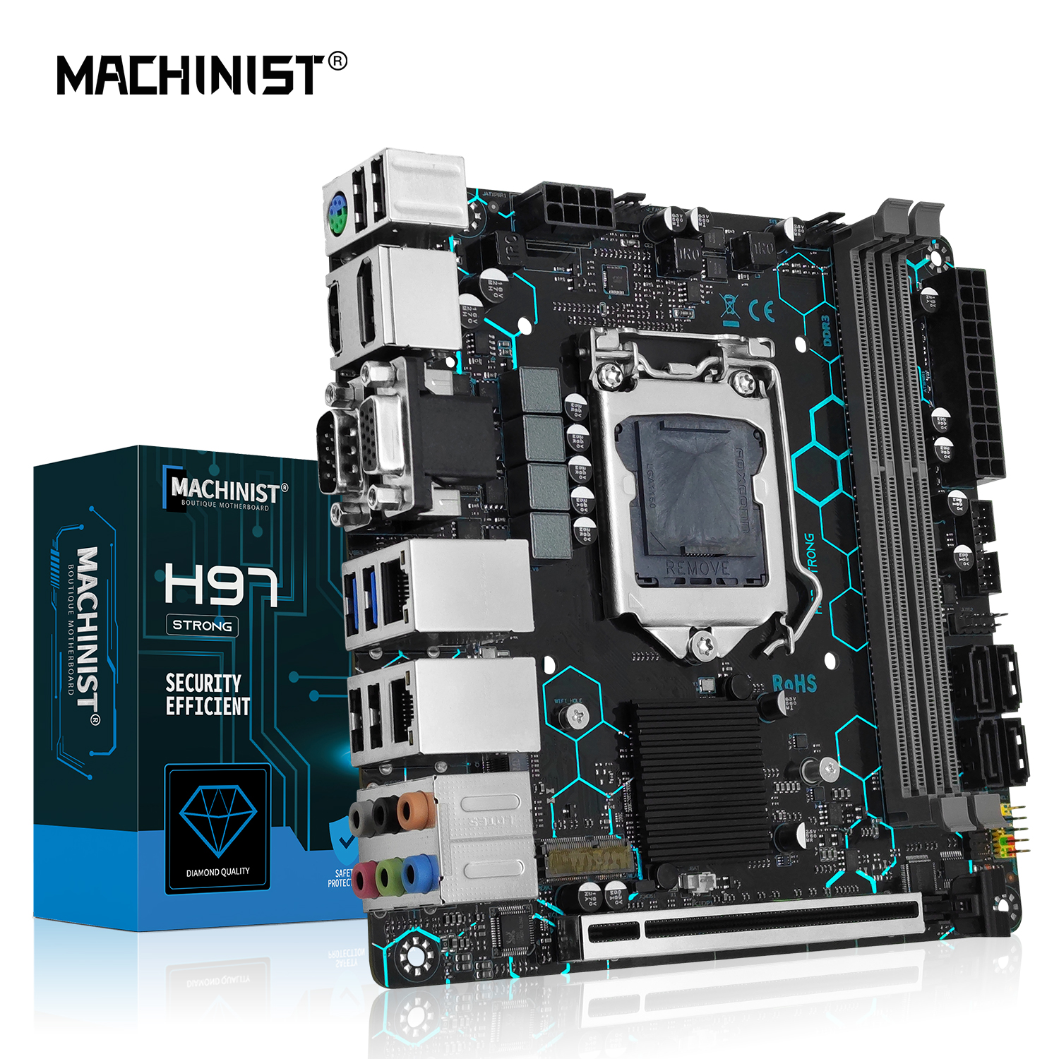 Pc Gaming Intel Core I5 - MACHINIST H97 STRONG Motherboard LGA1150 support