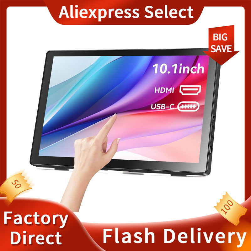 Pc Gaming Optimization - Small Touchscreen Monitor 10.1Inch IPS Touch