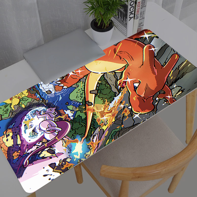 Pc Gaming Keyboard And Mouse - Mouse Pad Pokemon Pikachu Gaming Large