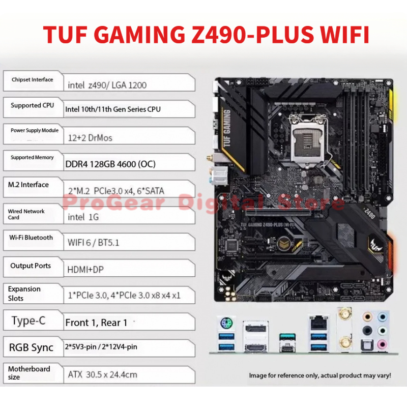 Pc Gaming Intel Core I5 - for Asus TUF GAMING Z490-PLUS WIFI