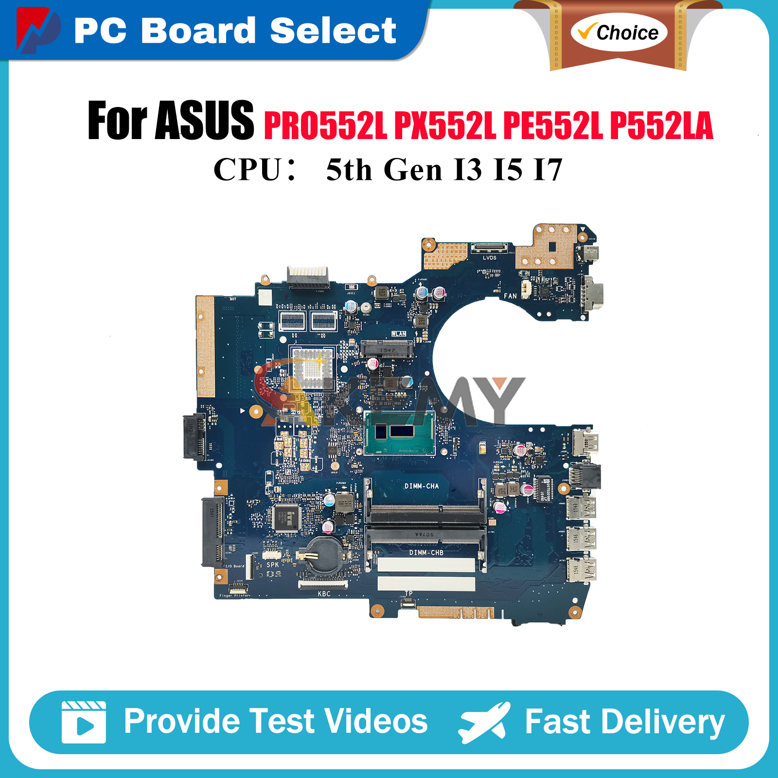 Pc Gaming I5 - P552LA Laptop Motherboard For ASUS ProArt