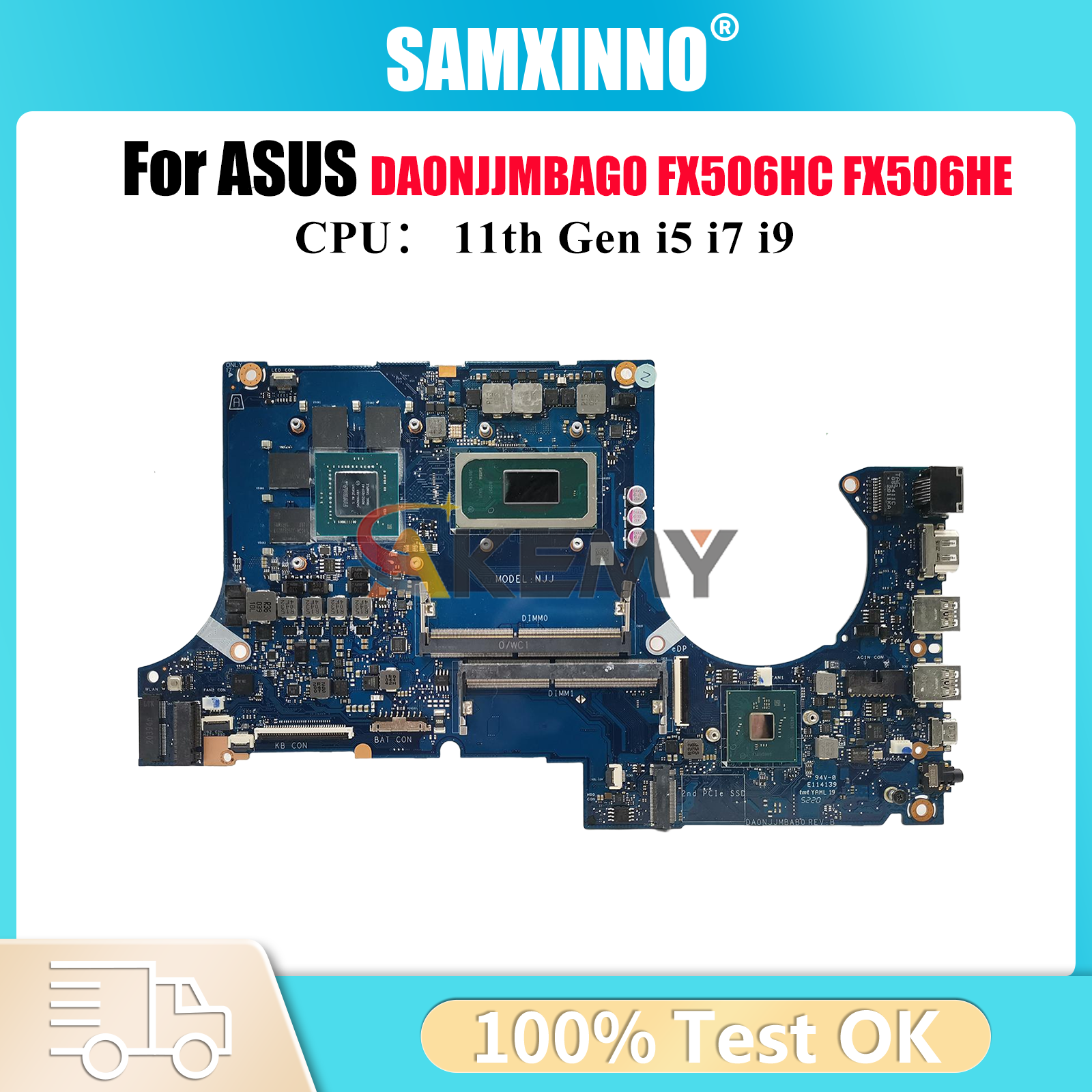 Pc Gaming I5 - DA0NJJMBAG0 Laptop Motherboard For ASUS TUF