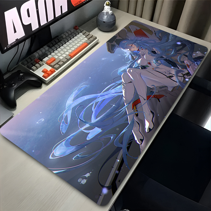 Pc Gaming Keyboard And Mouse - Mousepad XXL Large Kawaii Anime Girl