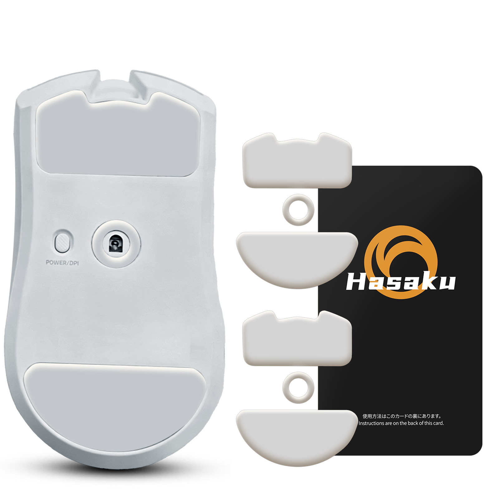 Fps Gaming Mouse - 2 Sets HASAKU Rounded Curved Edges
