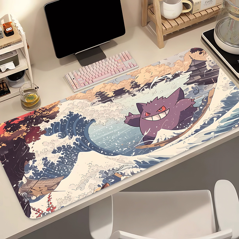 Gaming Pc Equipment - Anime Mouse Pad 90x40cm Pokemon Gengar