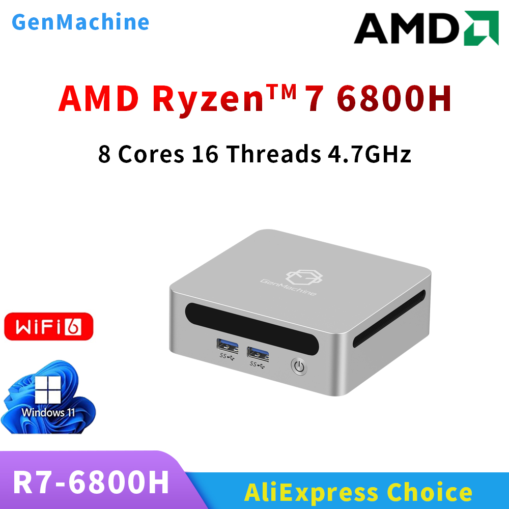 Pc Gaming Ryzen 7 - GenMachine Ryzen 6600H 6600U 6800H Mini