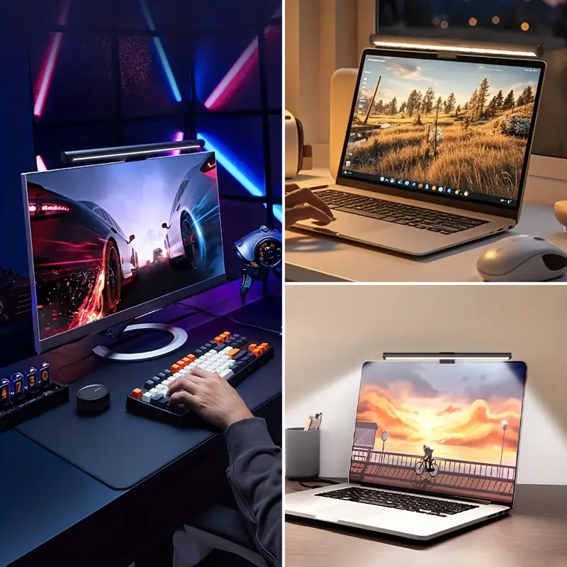 Pc Gaming Yellow - LED Monitor Light Bar RGB Stepless