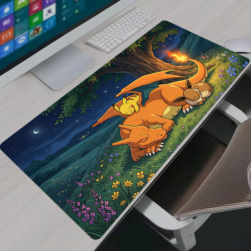 Pc Gaming Keyboard And Mouse - Mouse Pad Anime PC Gamer Cabinet