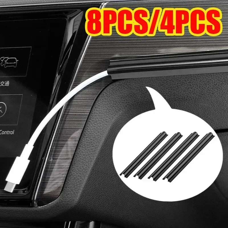 4/8PCS Car Interior Cable Line - Cable Management Sleeve recension och pris