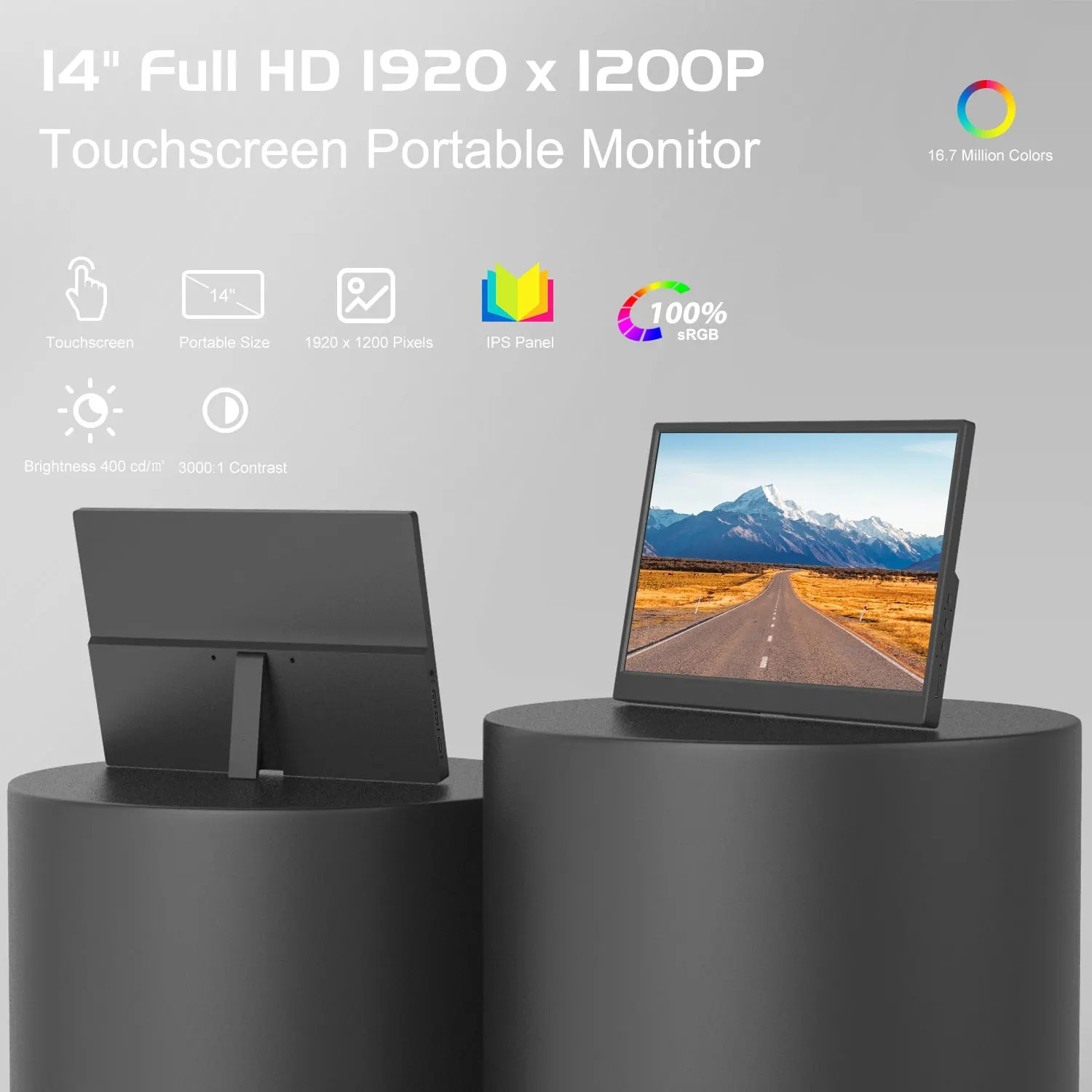 1920*1200 14-inch Portable Mon - Pc Gaming Upgrades recension och pris