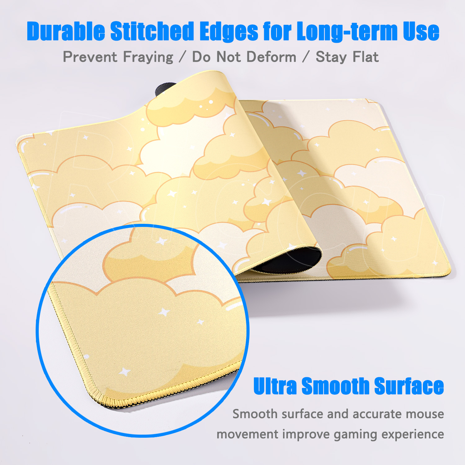 Yellow Cloud Mouse Pad Gamer M - Pc Gaming Yellow recension och pris