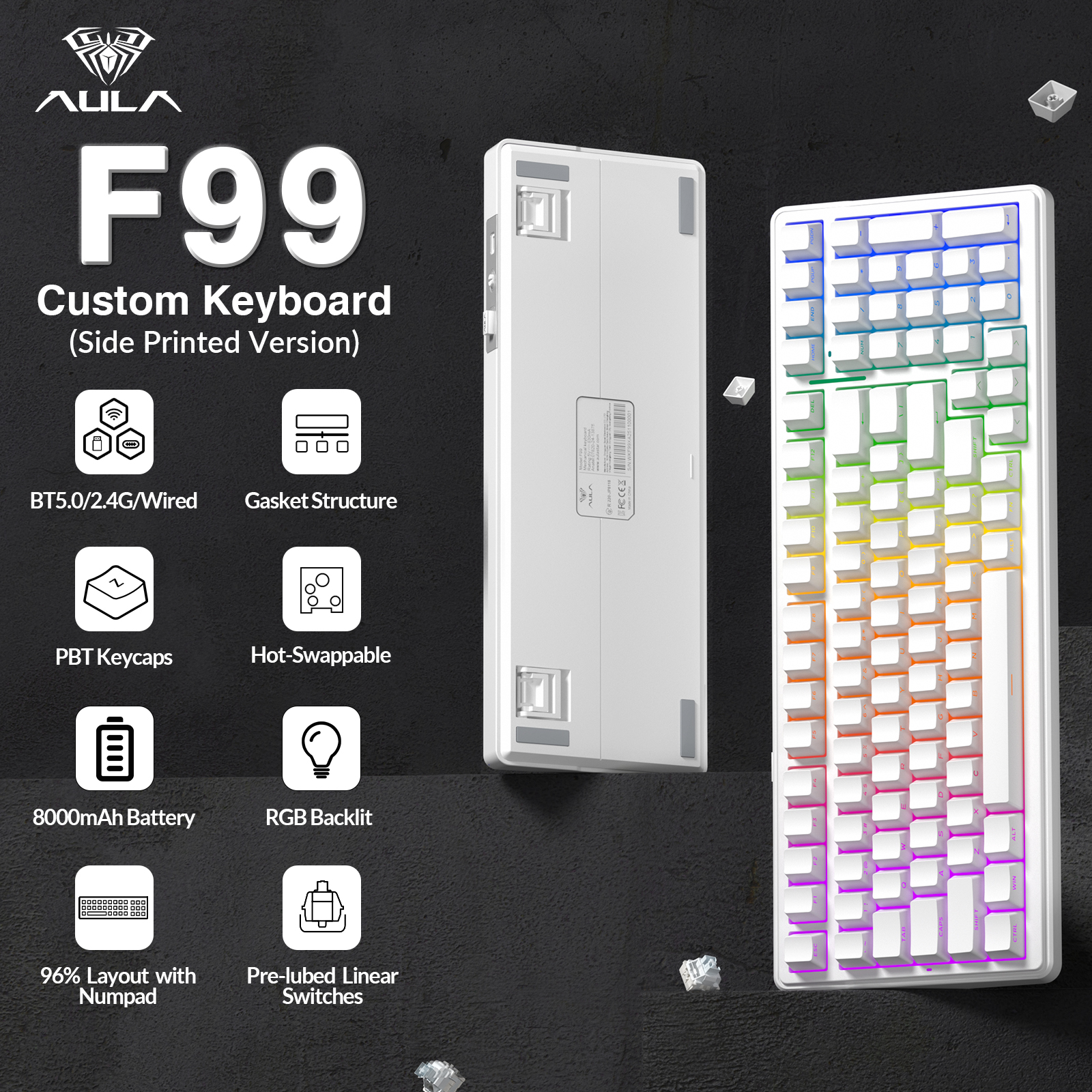 AULA F99 Upgrade Version 99% L - Pc Gaming Upgrades recension och pris
