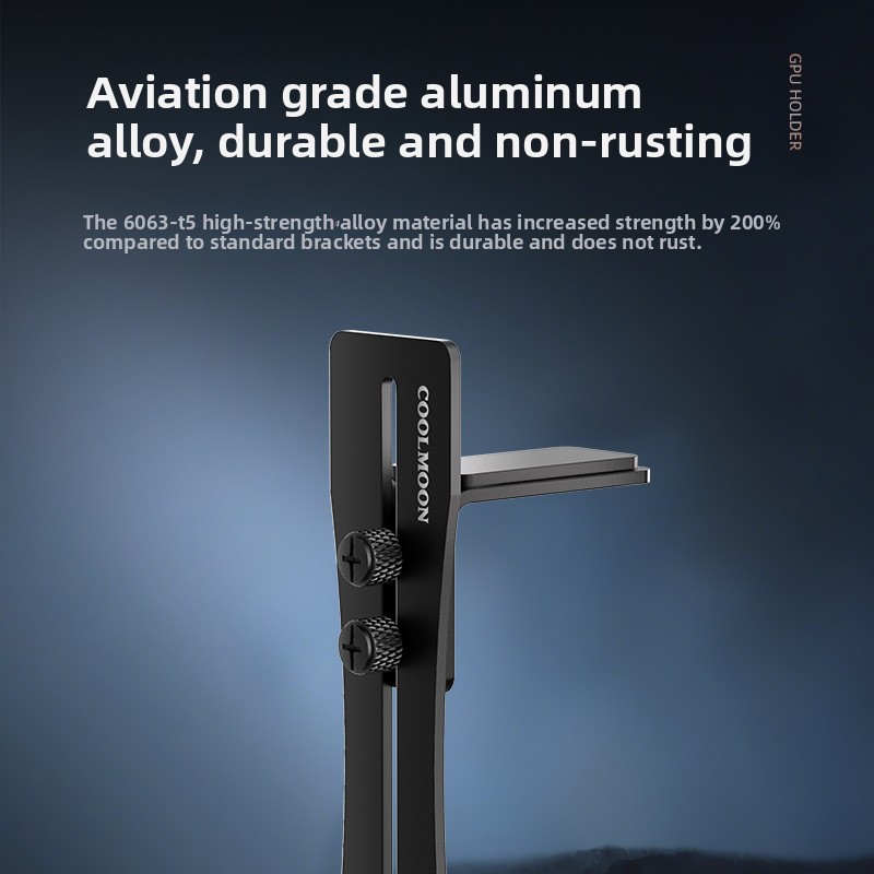 Universal Aluminum GPU Brace S - Pc Gaming Desktop recension och pris