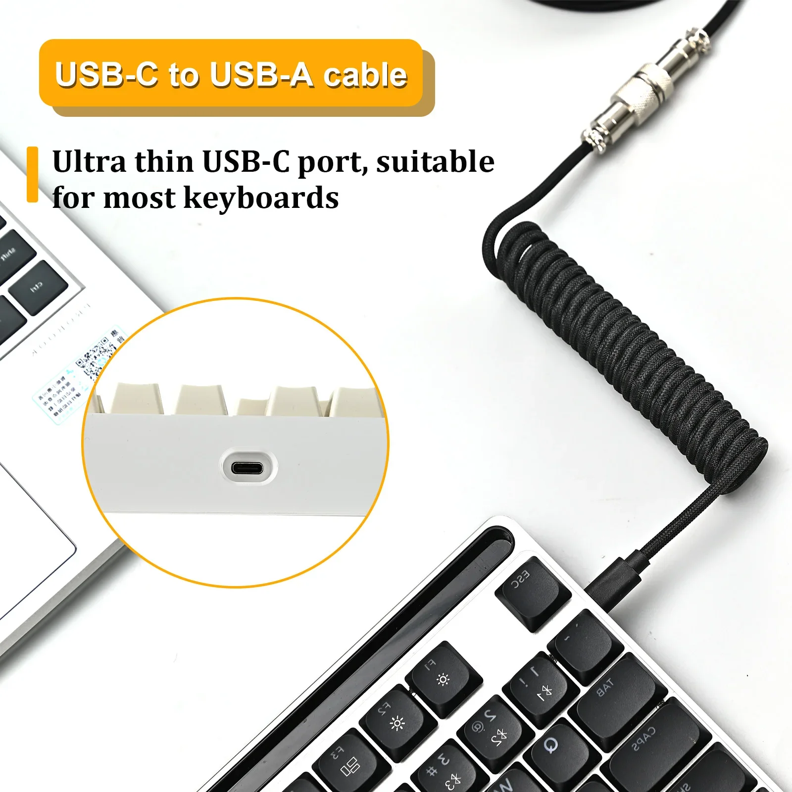 New Type C Coiled Cable USB Av - Pc Gaming Desktop recension och pris