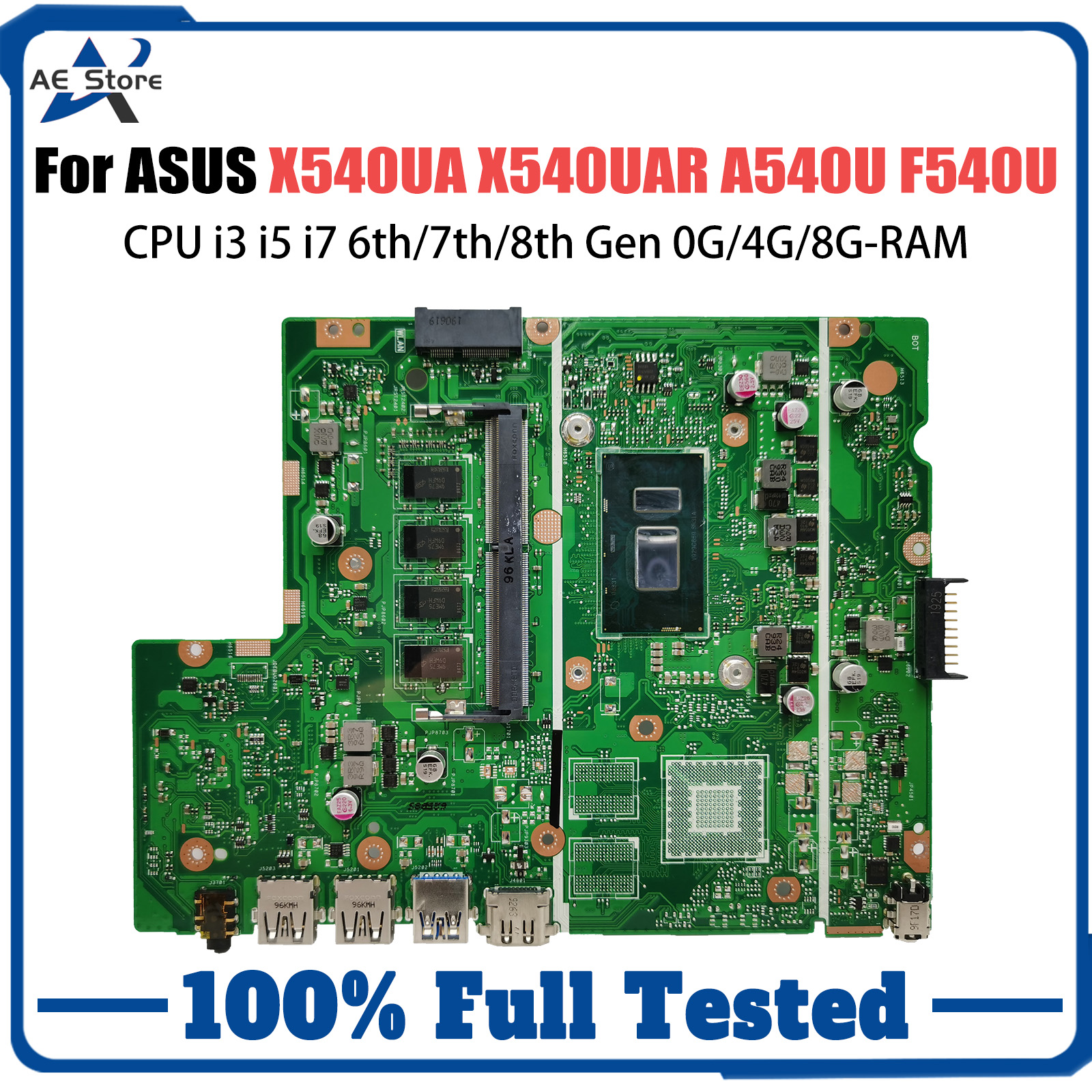 X540UA Laptop Motherboard For  - Pc Gaming I5 recension och pris