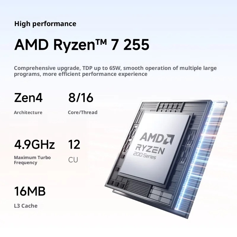 MINISFORUM X1-255: AMD Ryzen 7 - Pc Gaming Ryzen 7 recension och pris