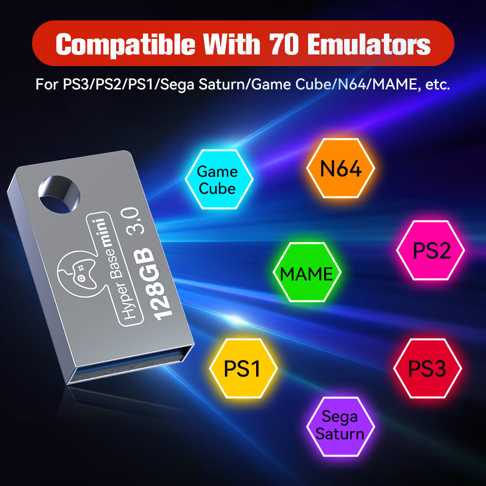 Batocera 128G Gaming Stick Wit - Pc Gaming Mini recension och pris