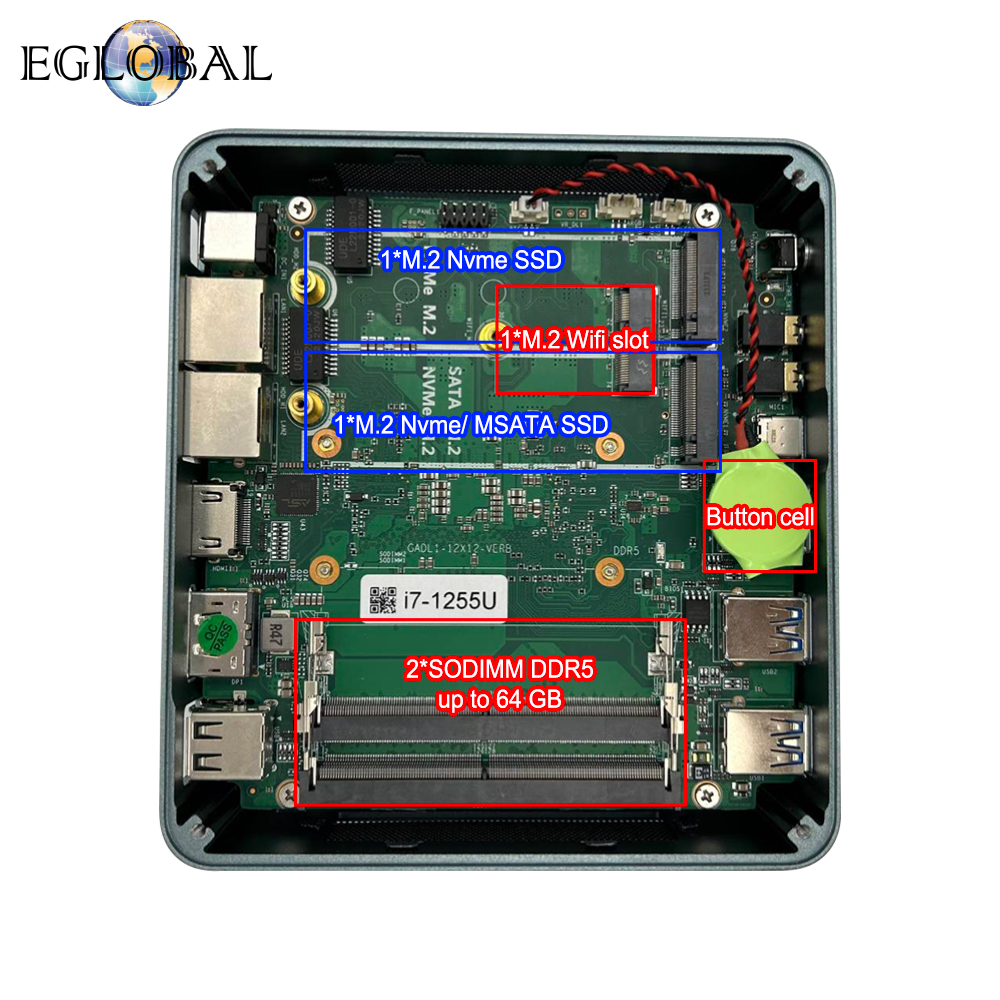 Eglobal 12th 13th Gen I5 1235U - Pc Gaming I5 recension och pris
