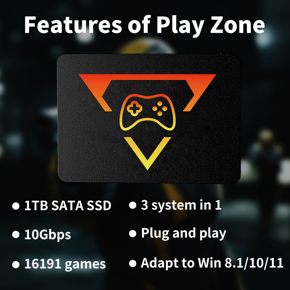 Playzone 1T Gaming SSD With 16 - Pc Gaming Aaa recension och pris
