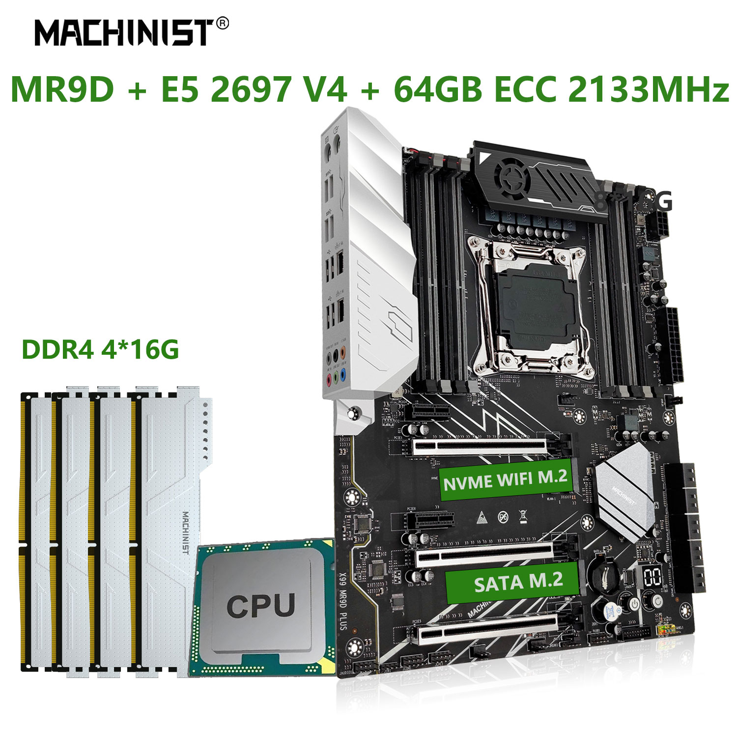 MACHINIST X99 Motherboard Set  - Pc Gaming Cpu recension och pris