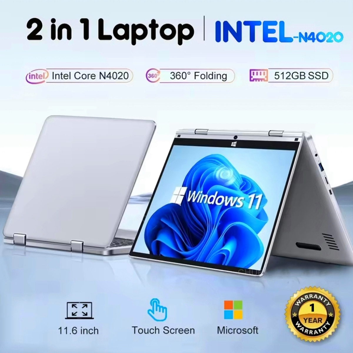 Portable 2 in 1 Laptop Compute - Pc Gaming I5 recension och pris
