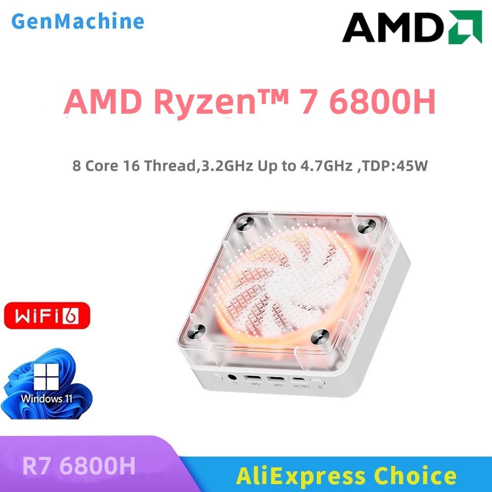 Mini Pc Ordenador GenMachine M - Pc Gaming Ryzen 7 recension och pris