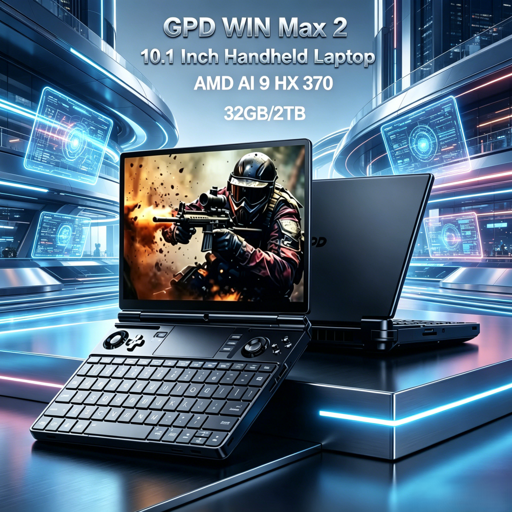 New GPD WIN Max 2 Gaming Handh - Pc Gaming Ryzen 7 recension och pris
