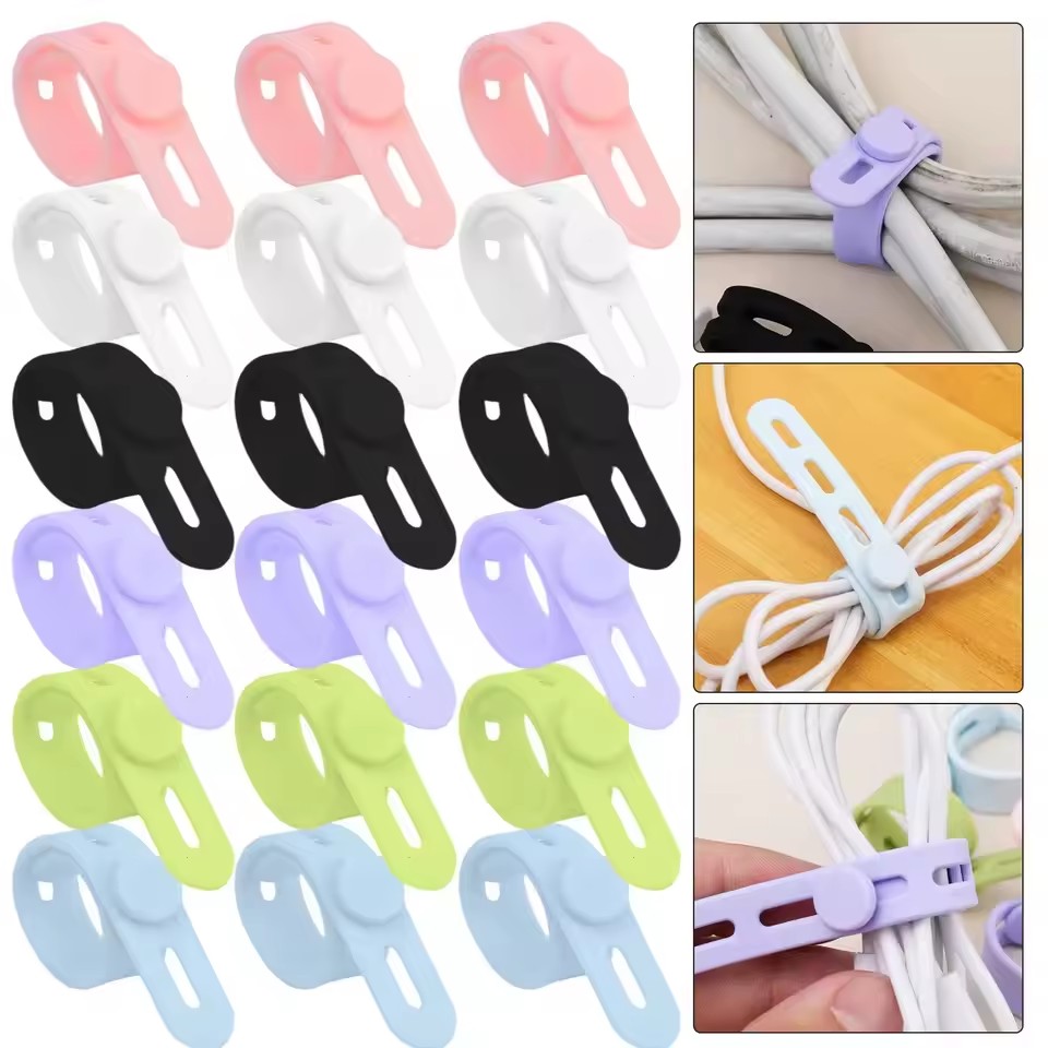 Silicone Cable Ties Assorted C - Cable Management Sleeve recension och pris
