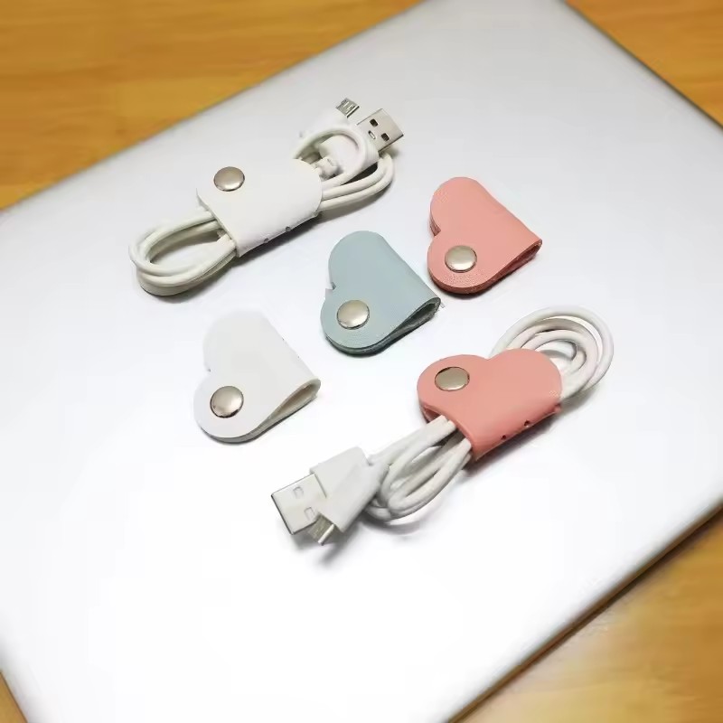 Mini Heart Shape Cable Organiz - Cable Management Sleeve recension och pris
