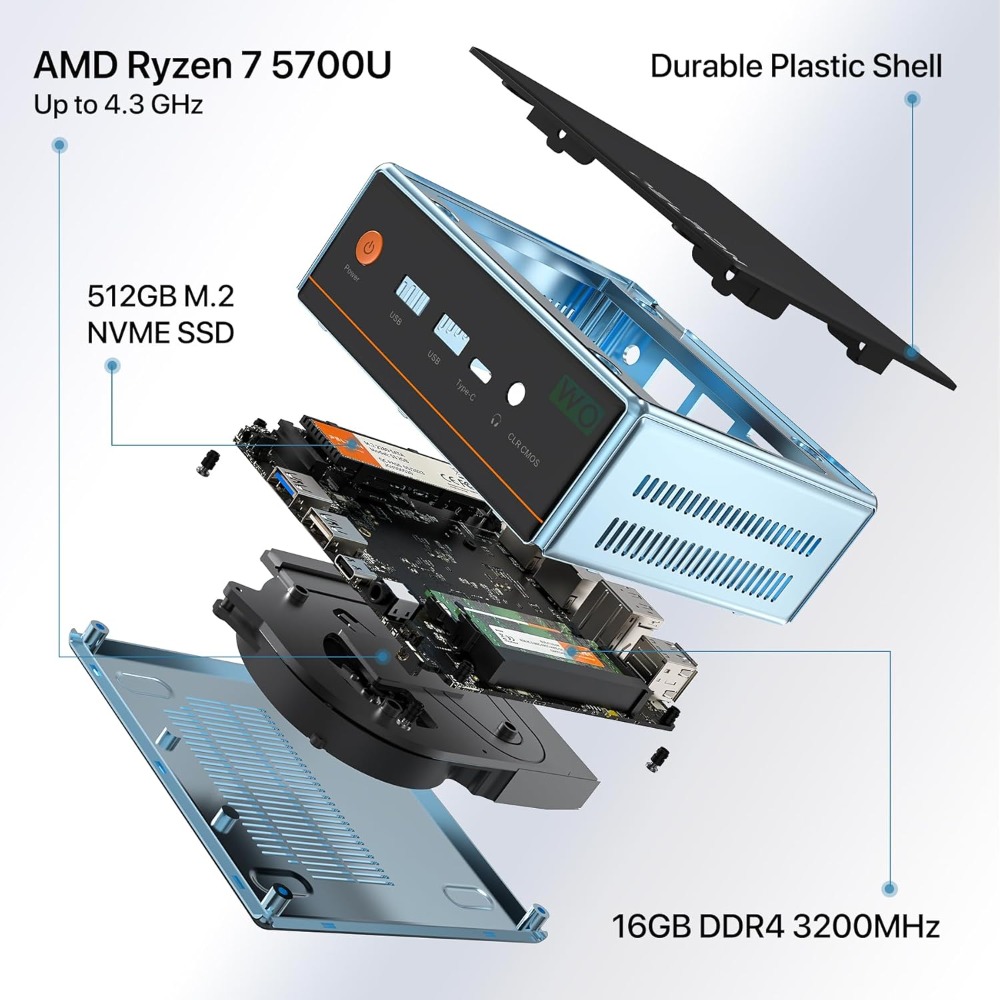 US Shipping Mini PC AMD Ryzen  - Pc Gaming Ryzen 7 recension och pris
