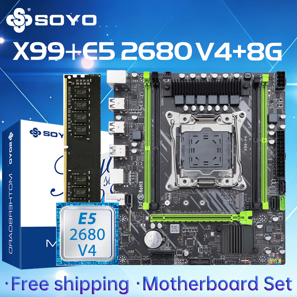 SOYO X99 Gaming Motherboard Se - Pc Gaming Cpu recension och pris