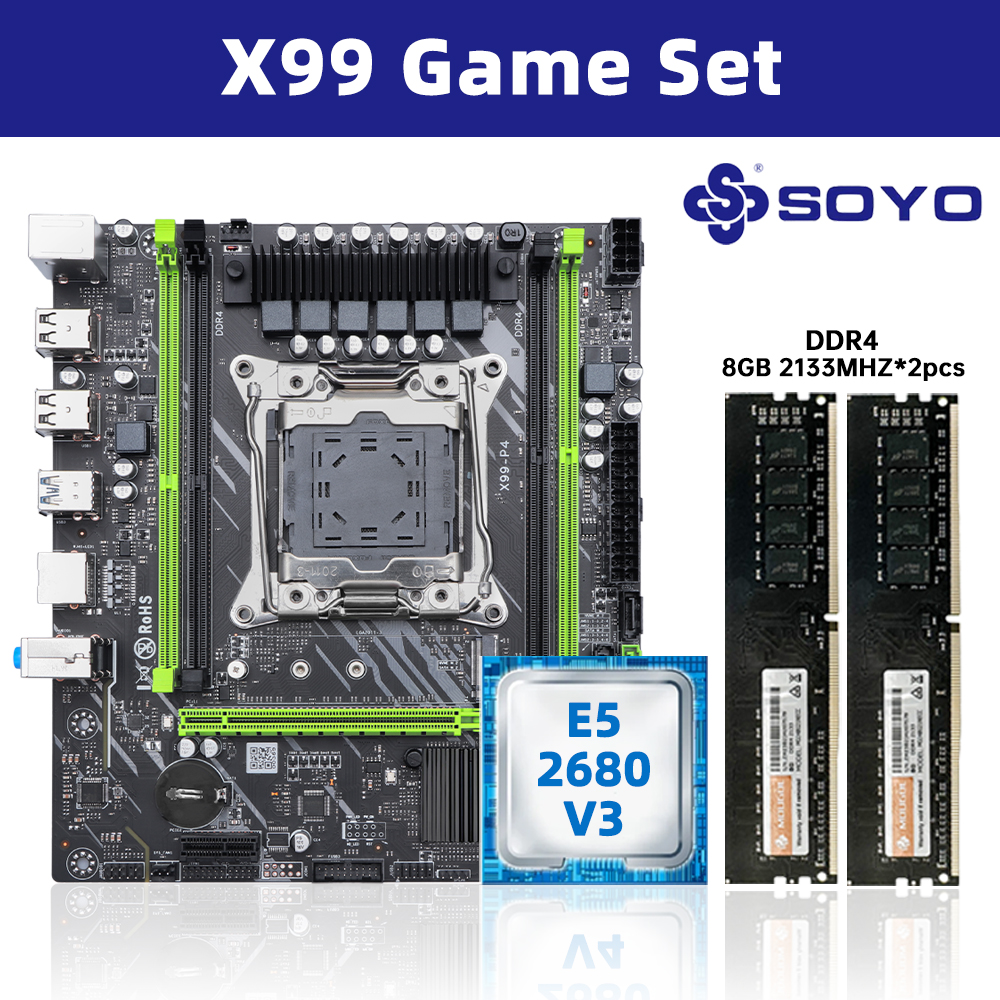 SOYO X99 DDR4 Motherboard with - Pc Gaming Cpu recension och pris