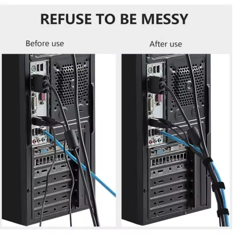 1/5M Cable Organizer Cable Man - Cable Management Sleeve recension och pris