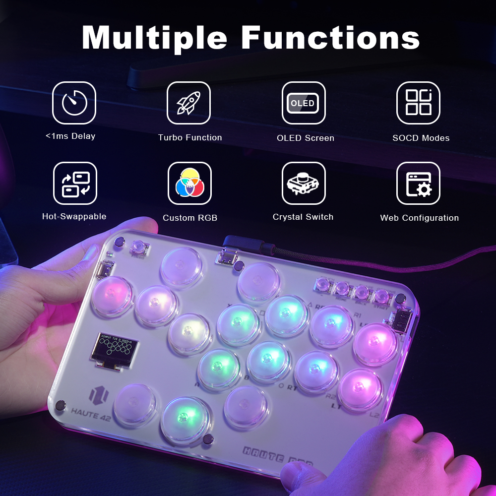 Haute42 Arcade Joystick Hitbox - Pc Gaming Mini recension och pris