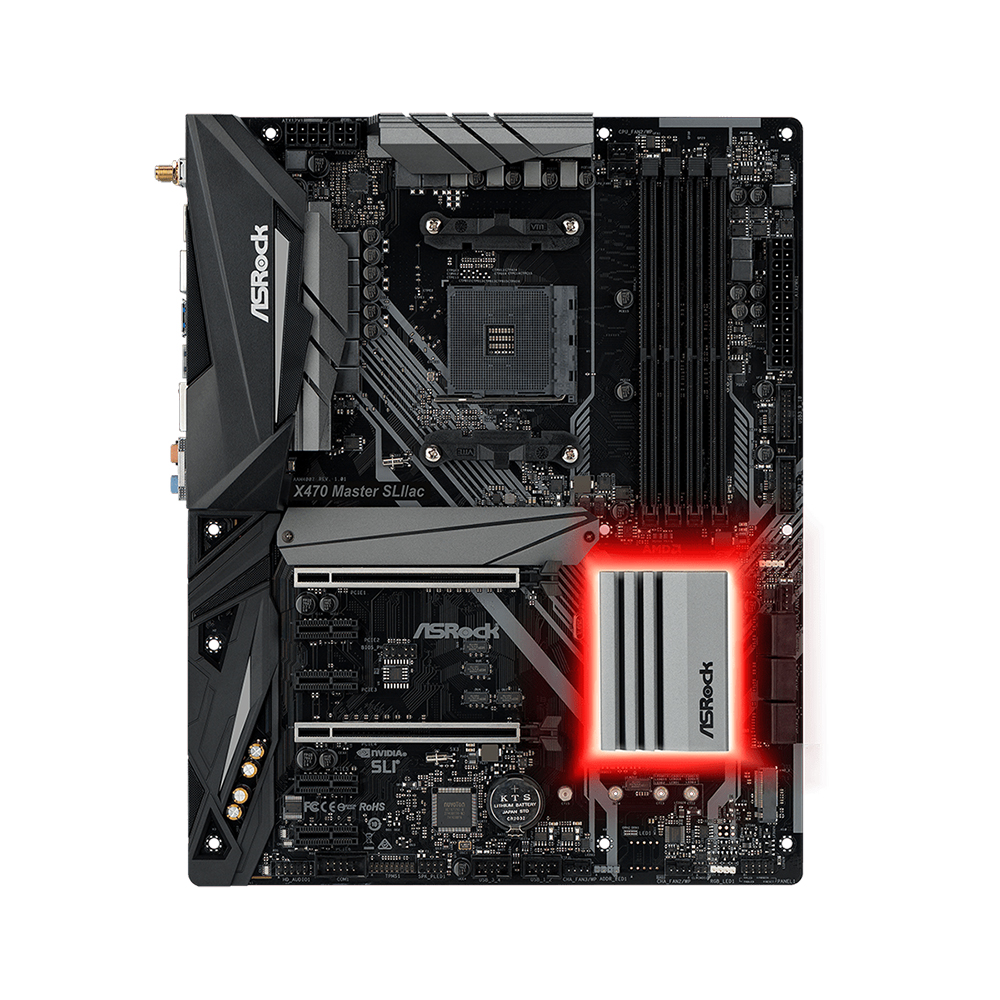ASUS X470 MASTER SLI/AC Mother - Pc Gaming Cpu recension och pris
