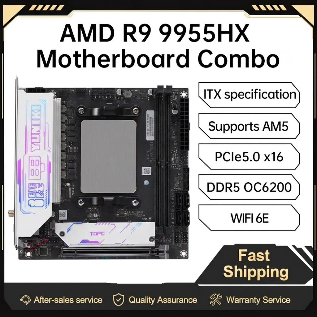 TOPC AMD Ryzen 9 9955HX Mini-I - Pc Gaming Cpu recension och pris