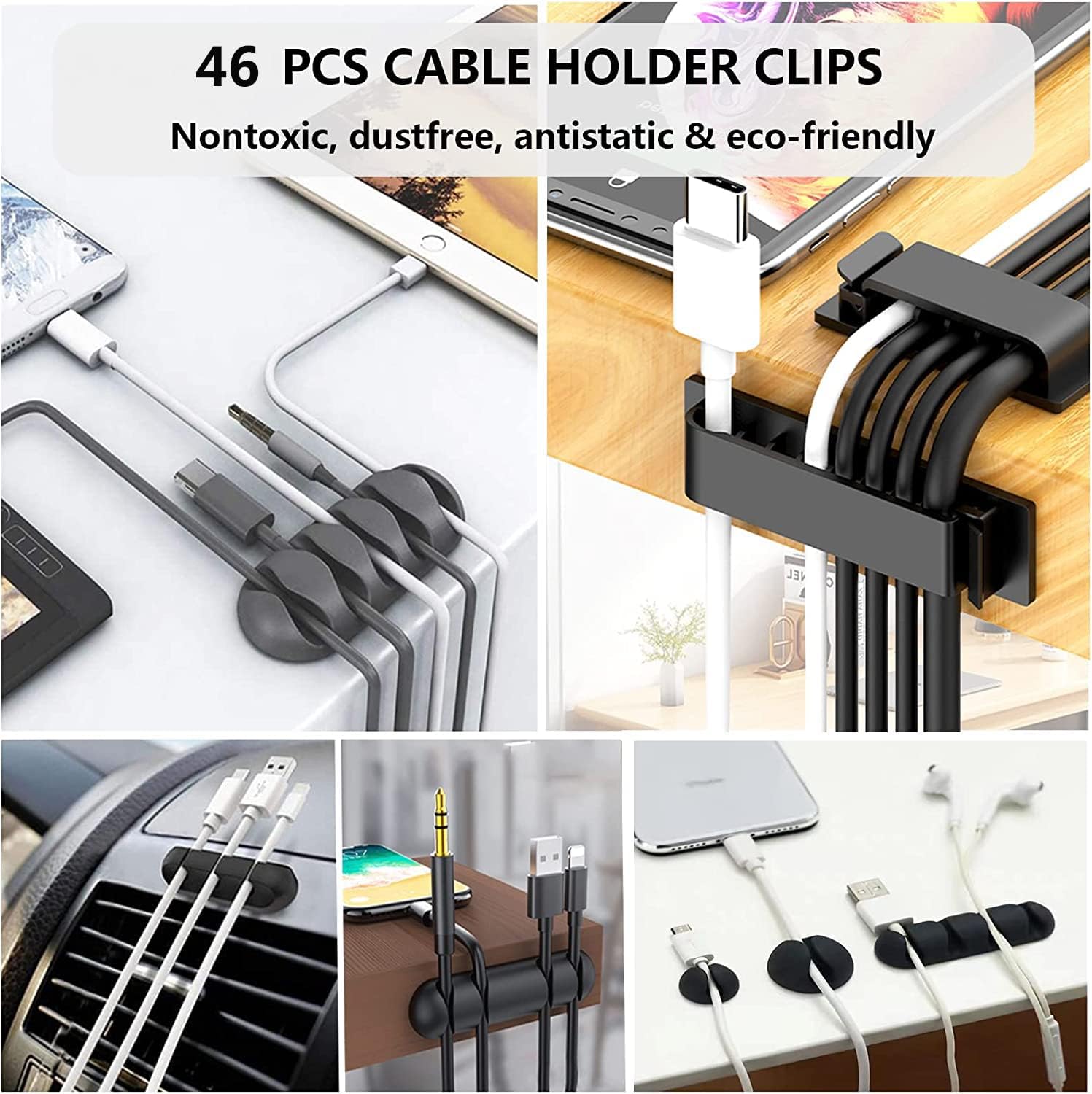 192 PCS Cable Management Kit w - Cable Management Sleeve recension och pris