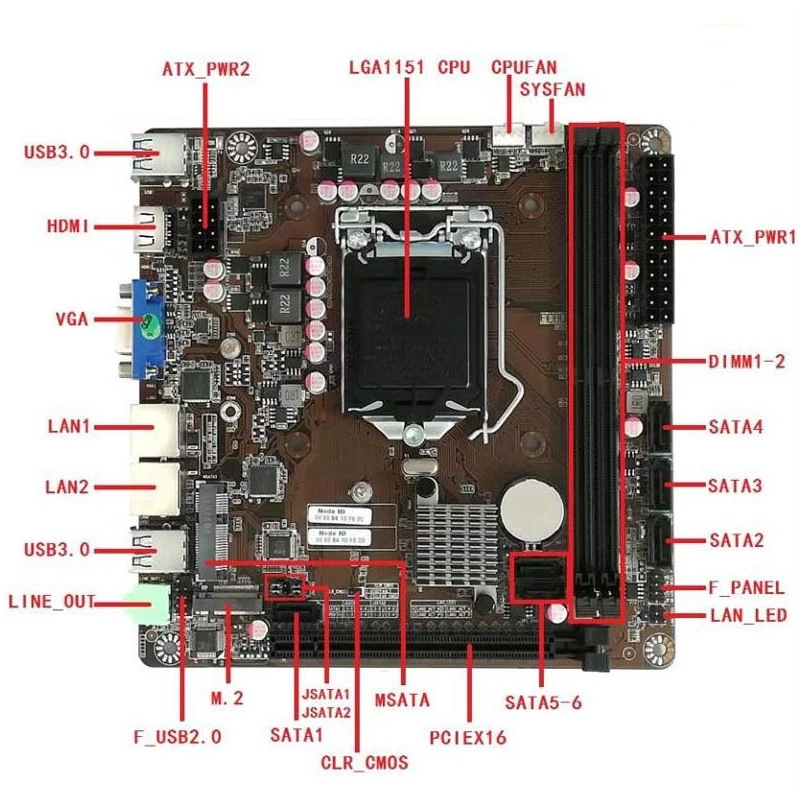 B365 Mini-ITX Motherboard LGA  - Pc Gaming Cpu recension och pris
