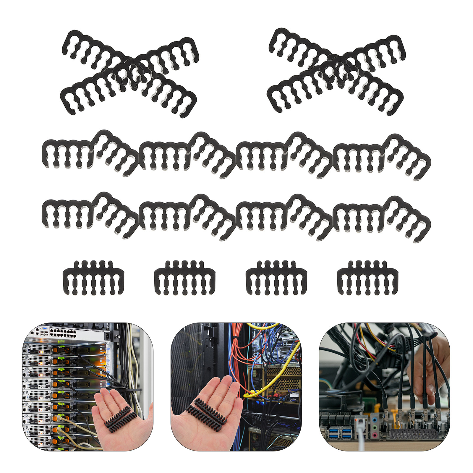 24Pcs Pc Set Power Cord Organi - Pc Gaming Optimization recension och pris