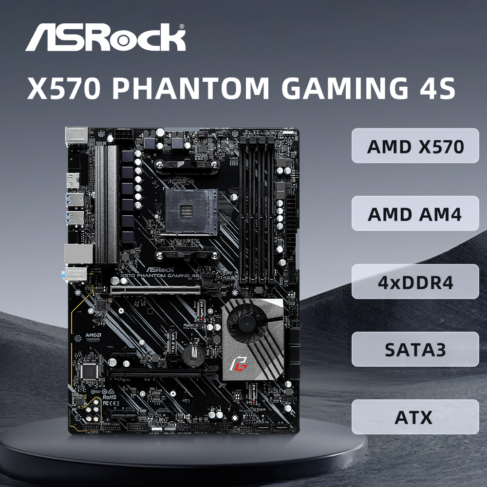 ASRock X570 Phantom Gaming 4S  - Pc Gaming Cpu recension och pris