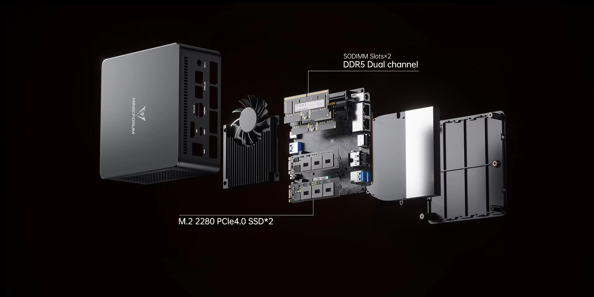MINISFORUM OCuLink Gaming Mini - Pc Gaming Ryzen 7 recension och pris