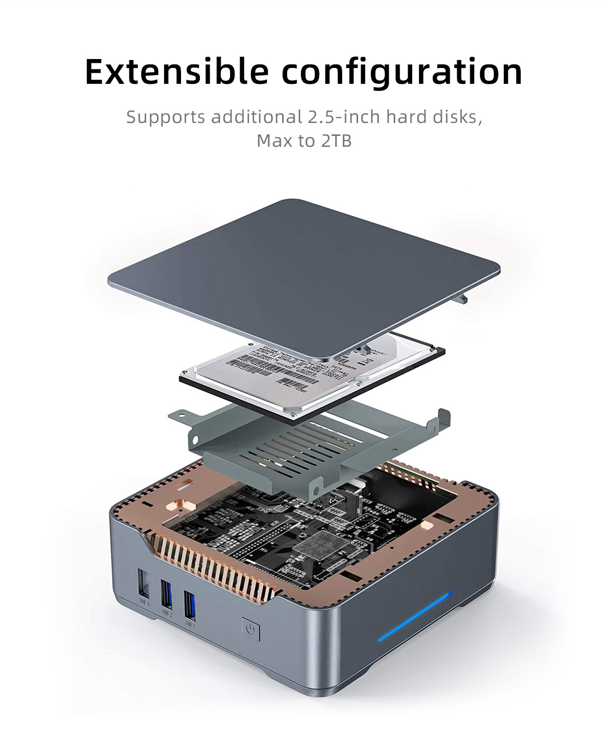 GK3V Pro mini pc Intel N5105 R - Pc Gaming Desktop recension och pris