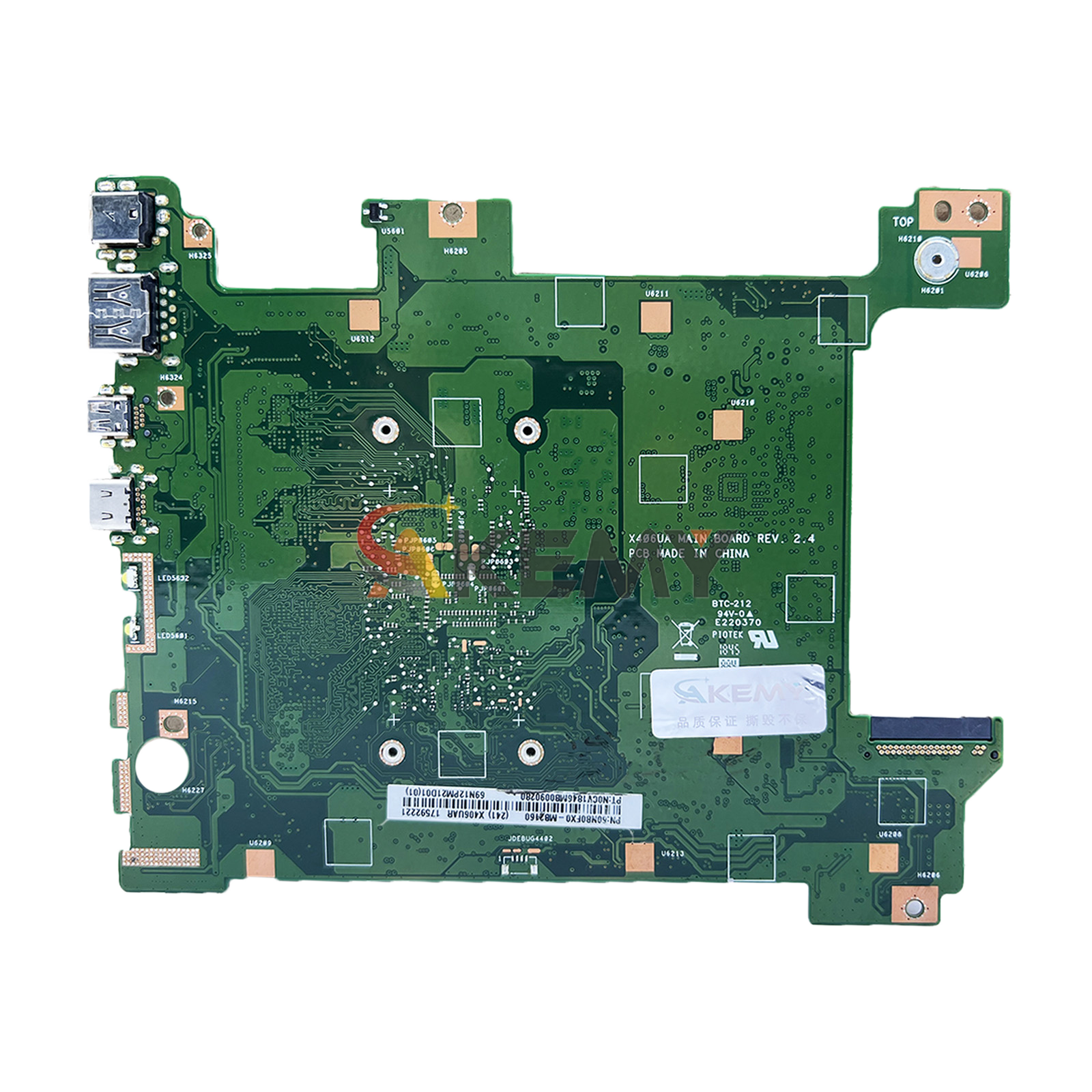 X406UA Laptop Motherboard For  - Pc Gaming I5 recension och pris