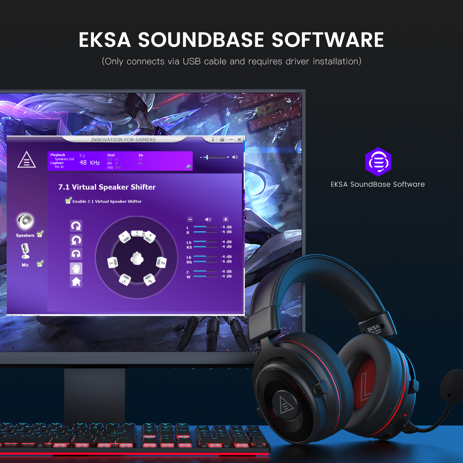 EKSA PC Gaming Headphones Over - Pc Gaming Upgrades recension och pris