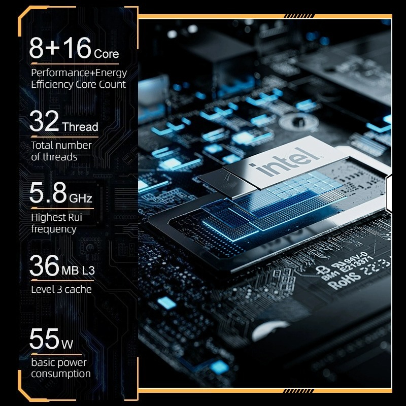 Intel Core i9-14900HX Motherbo - Pc Gaming Intel Core I9 recension och pris